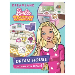 dreamland publications Barbie Dreamhouse Adventures Dream House Decorate with Stickers - English-picture-10