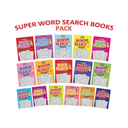 dreamland publications Dreamland Super Word Search 16 Books Pack for Children - 192 Pages in each Book with Solutions, 3072 Pages-picture-25
