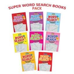 dreamland publications Super Word Search Books Pack of 8 - English-picture-27