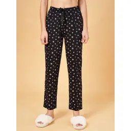 Dreamz by Pantaloons Black Cotton Polka Dots Pyjamas-picture-17