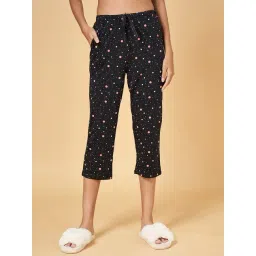 Dreamz by Pantaloons Black Cotton Printed Capris-picture-39