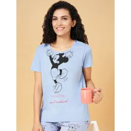 Dreamz by Pantaloons Blue Cotton Printed T-Shirt-picture-37