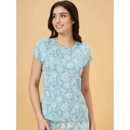 Dreamz by Pantaloons Blue Cotton Printed T-Shirt-picture-38