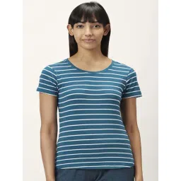 Dreamz by Pantaloons Blue Cotton Striped Top-picture-47