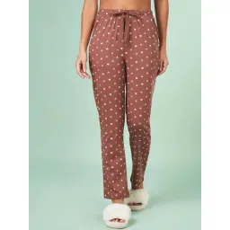Dreamz by Pantaloons Brown Cotton Printed Pyjama-image-44