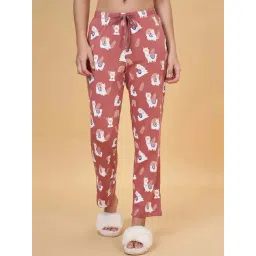 Dreamz by Pantaloons Brown Cotton Printed Pyjamas-image-49