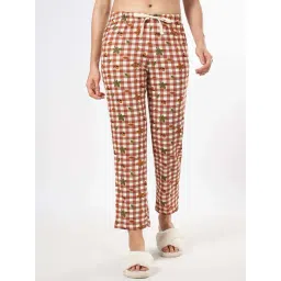 Dreamz by Pantaloons Brown Cotton Printed Pyjamas-image-5
