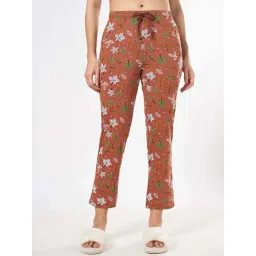 Dreamz by Pantaloons Brown Cotton Printed Pyjamas-image-40