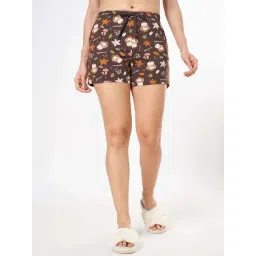 Dreamz by Pantaloons Brown Cotton Printed Shorts-image-42