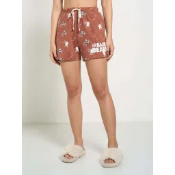 Dreamz by Pantaloons Brown Printed Shorts-image-32