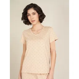 Dreamz by Pantaloons Cement Print Sleepwear T-shirt-picture-27