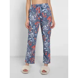 Dreamz by Pantaloons Colony Blue Floral Print Pyjamas-picture-10