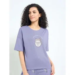 Dreamz By Pantaloons Colony Blue Regular Fit Printed T-Shirt-picture-18