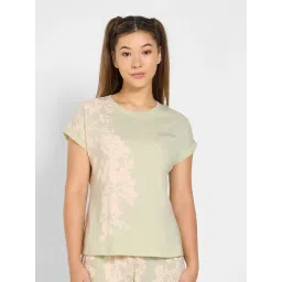 Dreamz By Pantaloons Green Cotton Comfort Fit Printed Sleepwear T-Shirt-picture-33