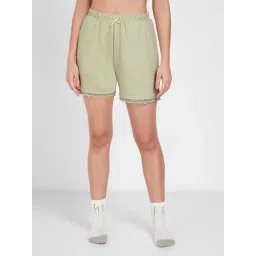 Dreamz By Pantaloons Green Cotton Comfort Fit Sleepwear Shorts-picture-33