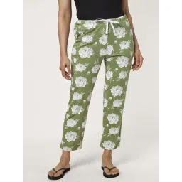 Dreamz by Pantaloons Green Cotton Floral Print Pyjamas-picture-41