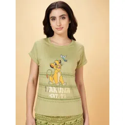 Dreamz by Pantaloons Green Cotton Printed T-Shirt-picture-27