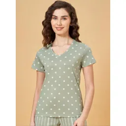 Dreamz by Pantaloons Green Cotton Printed T-Shirt-picture-19