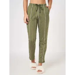 Dreamz by Pantaloons Green Cotton Striped Pyjama-picture-20