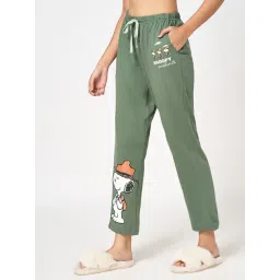 Dreamz by Pantaloons Green Solid Pyjama image 3