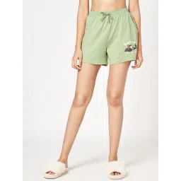Dreamz by Pantaloons Green Solid Shorts-picture-15