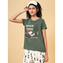 Dreamz by Pantaloons Green Solid Top-picture-19