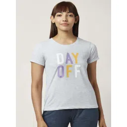 Dreamz by Pantaloons Grey Cotton Graphic Print T-Shirt-picture-10
