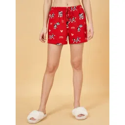 Dreamz by Pantaloons Jester Red Cotton Printed Shorts-picture-10