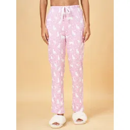 Dreamz by Pantaloons Lilac Cotton Printed Pyjamas-picture-10