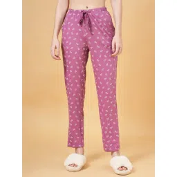 Dreamz by Pantaloons Lilac Cotton Printed Pyjamas-picture-19