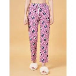 Dreamz by Pantaloons Lilac Cotton Printed Pyjamas-picture-17