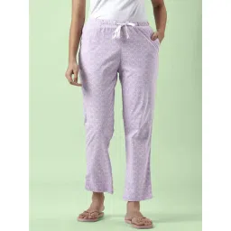 Dreamz by Pantaloons Lilac Cotton Printed Pyjamas-picture-20