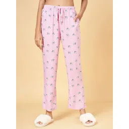 Dreamz by Pantaloons Lilac Printed Pyjamas-picture-41