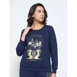 Dreamz By Pantaloons Navy Comfort Fit Printed Sleepwear Sweatshirt-picture-16