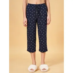 Dreamz by Pantaloons Navy Cotton Printed Capris-picture-26