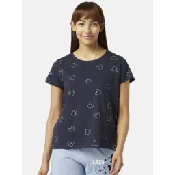 Dreamz by Pantaloons Navy Cotton Printed T-Shirt-picture-32