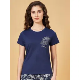 Dreamz by Pantaloons Navy Cotton Printed T-Shirt-picture-22