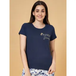 Dreamz by Pantaloons Navy Cotton Printed T-Shirt-picture-30