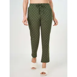 Dreamz by Pantaloons Olive Cotton Printed Pyjama-picture-23