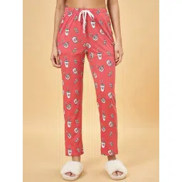 Dreamz by Pantaloons Peach Cotton Printed Pyjamas-picture-19
