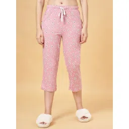 Dreamz by Pantaloons Pink Cotton Printed Capris-picture-13