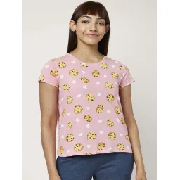 Dreamz by Pantaloons Pink Cotton Printed T-Shirt-picture-11