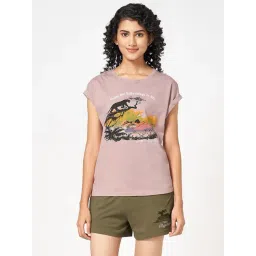Dreamz by Pantaloons Pink Solid Top with Shorts-picture-28