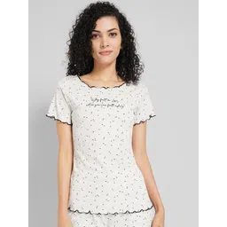 Dreamz by Pantaloons Printed Pure Cotton Lounge T-Shirt-picture-38