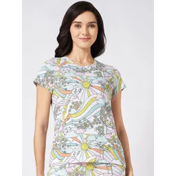 Dreamz by Pantaloons Printed Pure Cotton Lounge Tshirts-picture-36