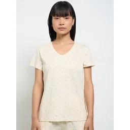 Dreamz by Pantaloons Printed Pure Cotton Lounge Tshirts-picture-38