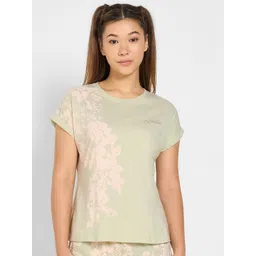 Dreamz by Pantaloons Printed Pure Cotton Round Neck Half Sleeve Lounge T-Shirt-picture-13