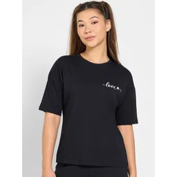 Dreamz by Pantaloons Printed Pure Cotton Round Neck Lounge T-Shirt-picture-18