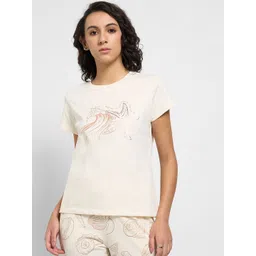 Dreamz by Pantaloons Pure Cotton Printed Lounge T-Shirt-picture-11