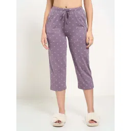 Dreamz By Pantaloons Purple Comfort Fit Printed Sleepwear Capris-picture-23